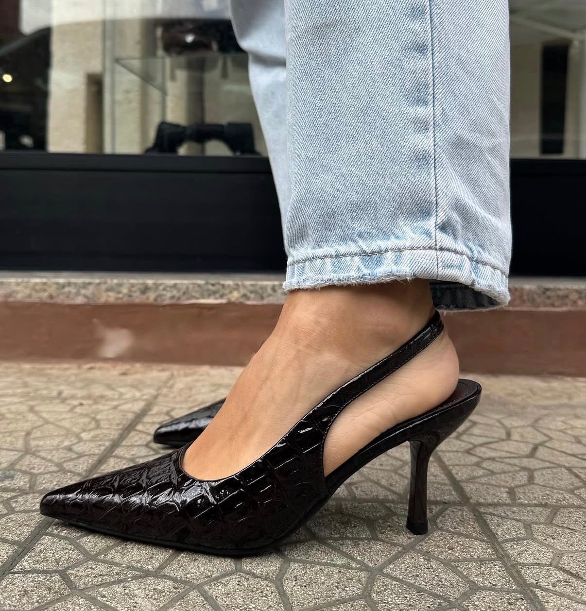 Slingback Lydia brown