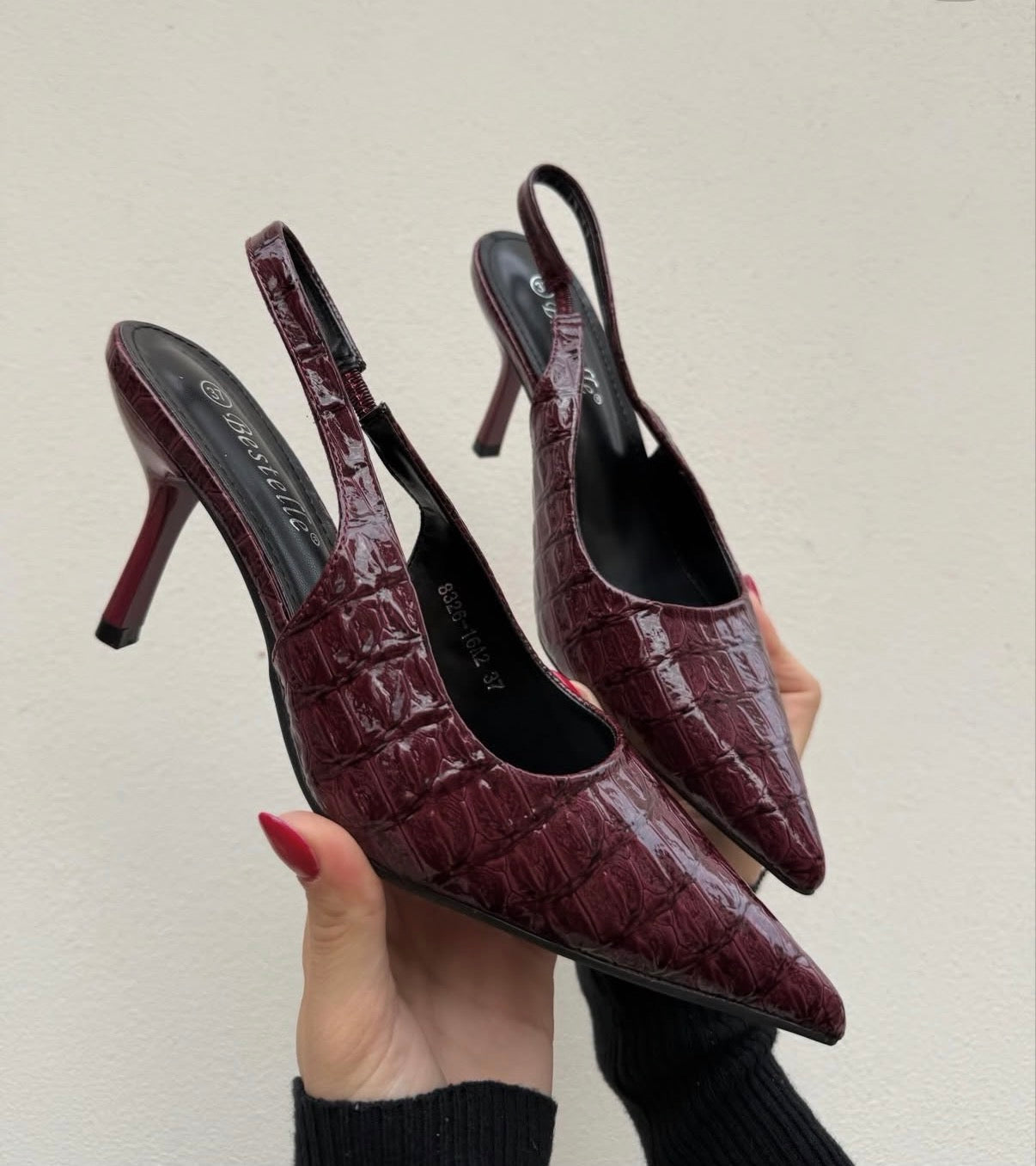 Slingback Lydia bordeaux