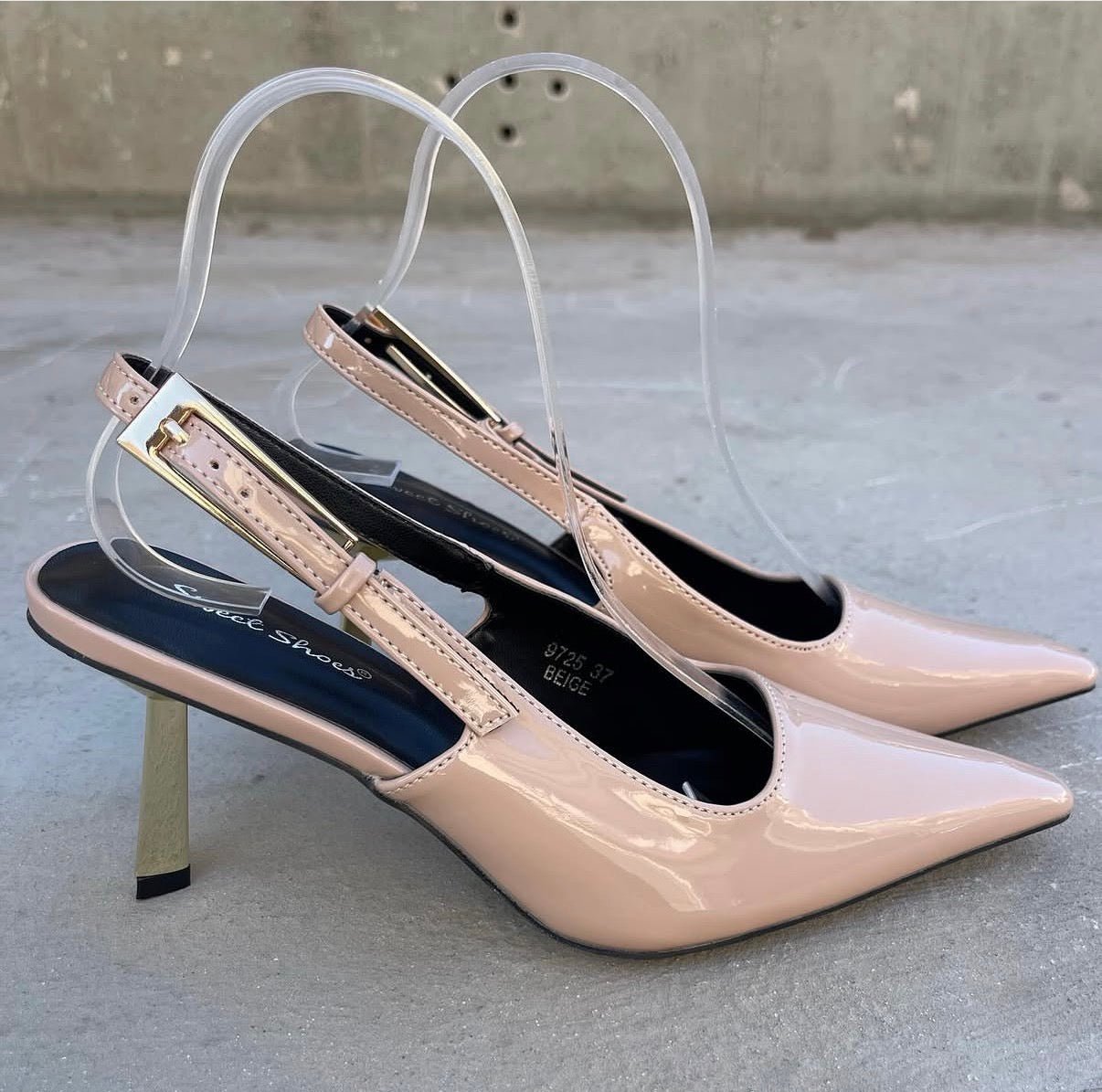 Slingback Clio nude