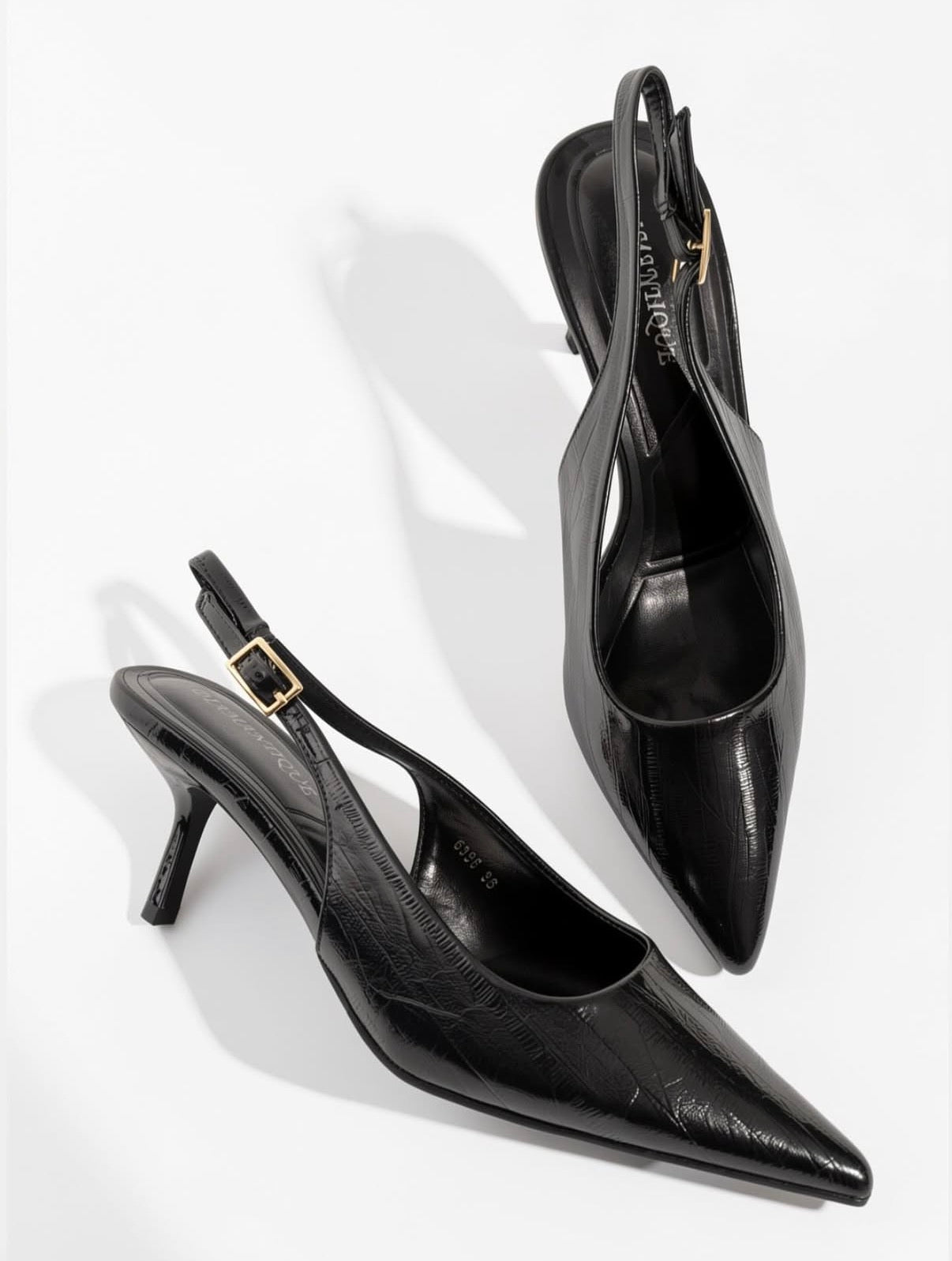Slingback Mary black