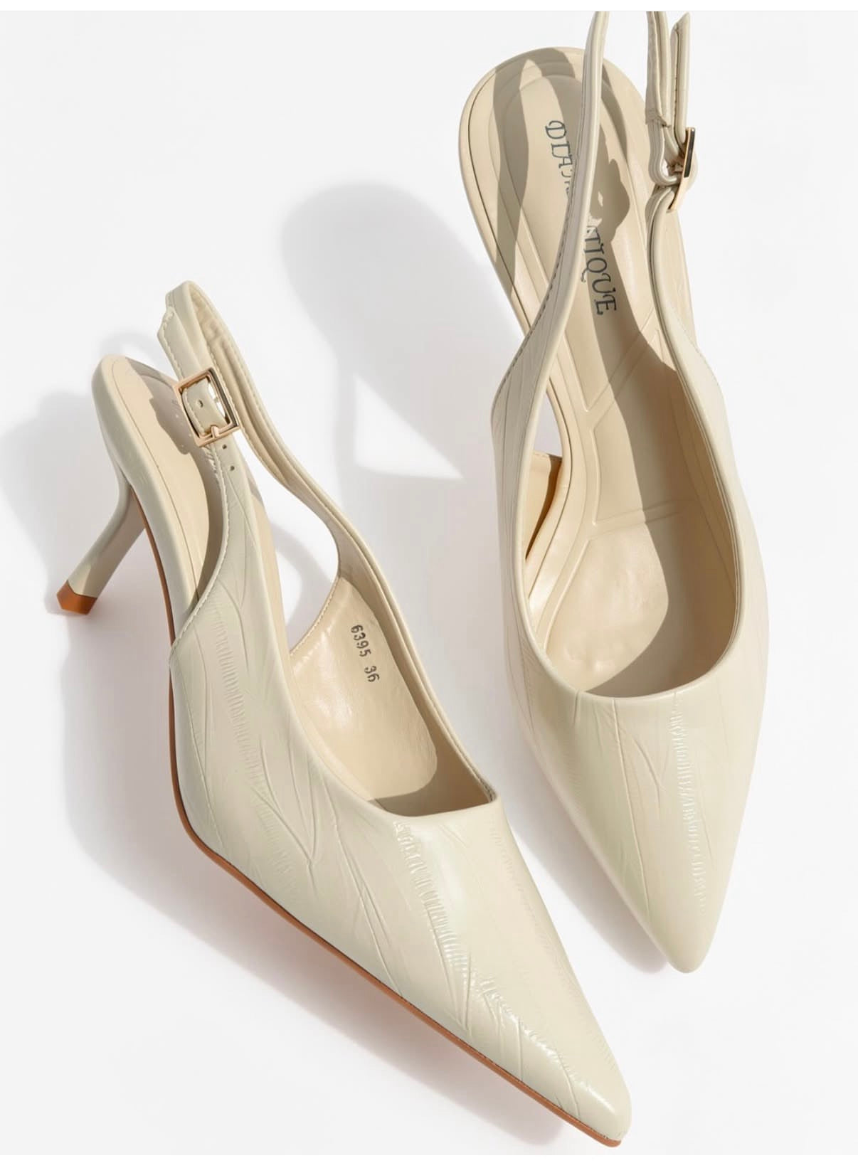 Slingback Mary white